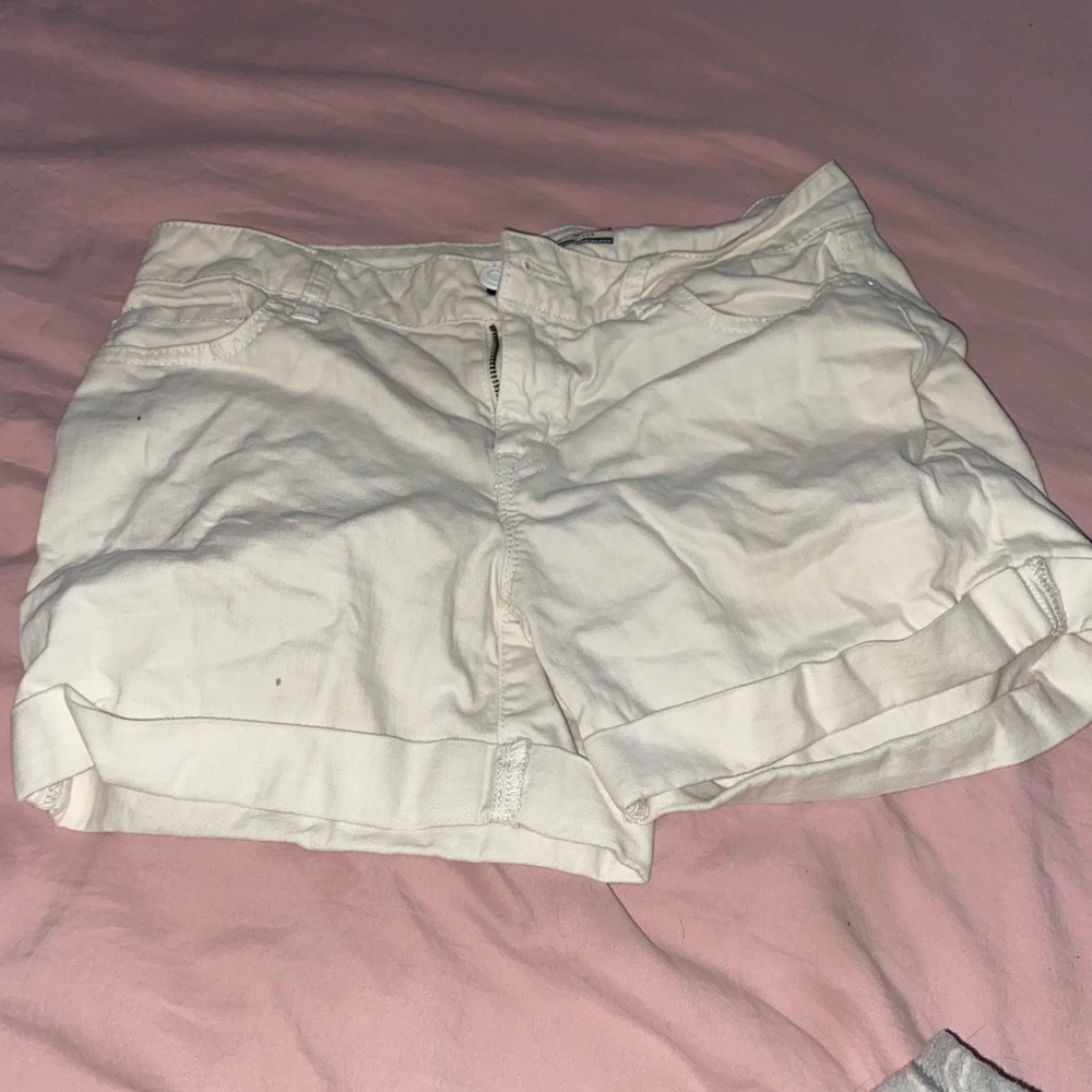 Tommy hilfiger white jean shorts
